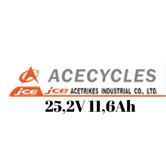 Acecycles 25,2V Gepäckträger E-Bike Akku Zellentausch