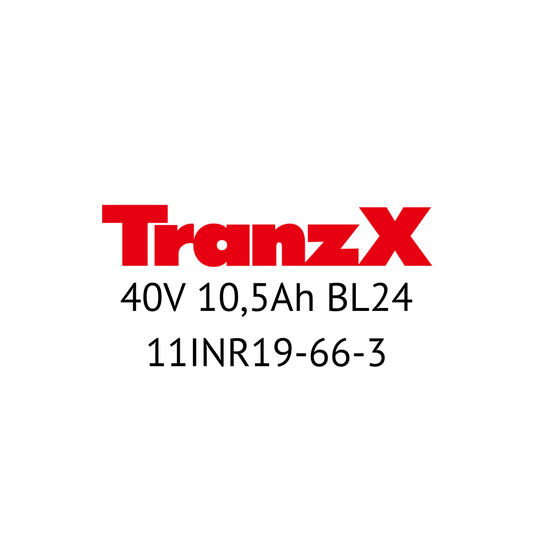 TranzX 40V BL24 11INR19-66-3 E-Bike Akku Zellentausch