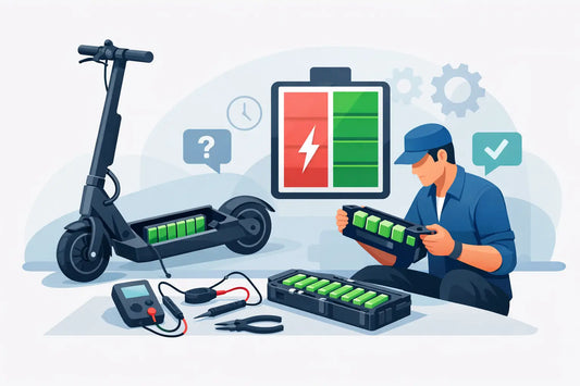 E Roller Akku Reparatur - wann sie sich lohnt
