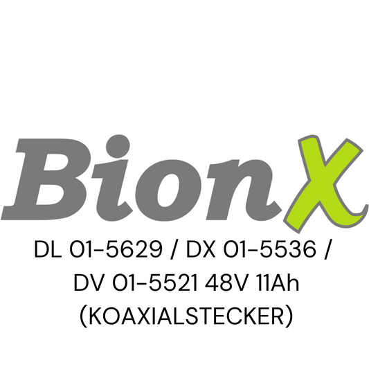 BIONX DL 01-5629 / DX 01-5536 / DV 01-5521 48V(KOAXIALSTECKER) Zellentausch