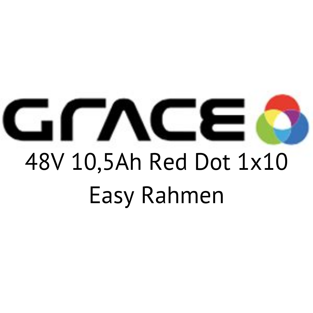 Grace Easy 48V Red Dot 1x10 Easy Rahmen E-Bike Akku Zellentausch