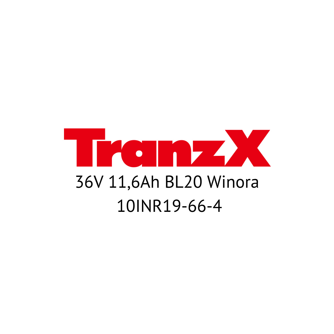 TranzX 36V BL20 Winora 10INR19-66-4 E-Bike Akku Zellentausch