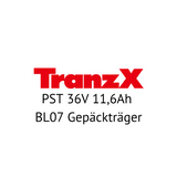TranzX PST 36V BL07 Gepäckträger E-Bike Akku Zellentausch