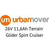 Urban Mover 26V Terrain Glider Spirt Cruiser E-Bike Akku Zellentausch